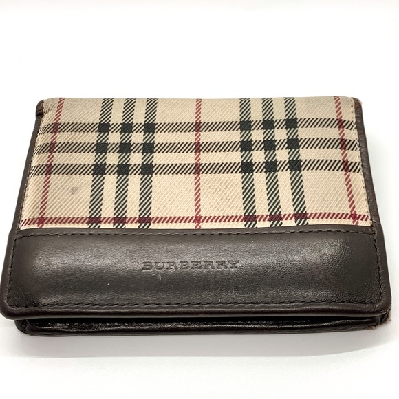 Vintage Burberry Check Wallet - Picture 1 of 4